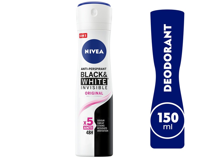 Nivea spray invis b/w original women 150ml