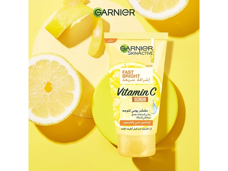 GARNIER FAST BRIGHT SCRUB VITAMIN C 150ML