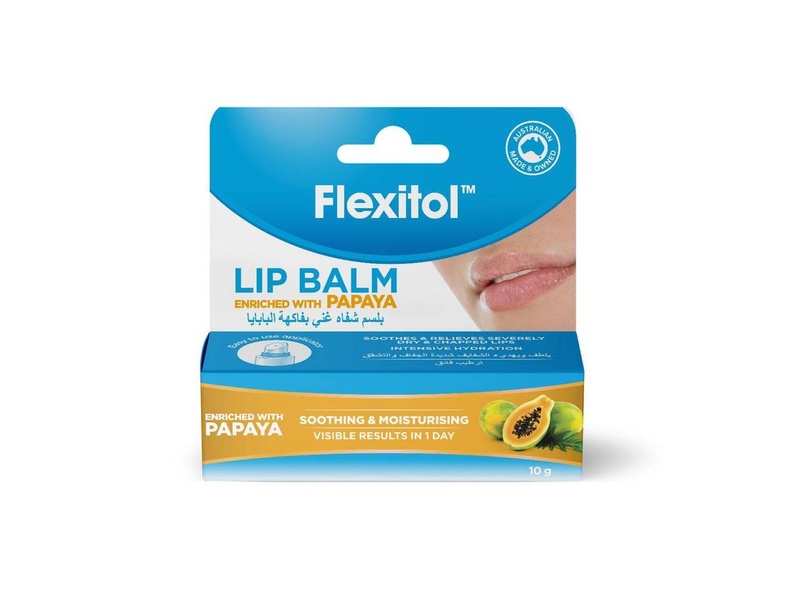 FLEXITOL PAPAYA LIP BALM 10 Gm