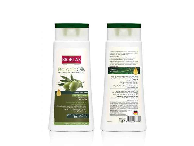 BIOBLAS OLIVE OIL SHAMPOO 400ML  