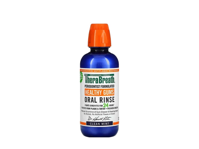 THERABREATH HEALTHY MOUTHWASH RINSE MINT 473ML