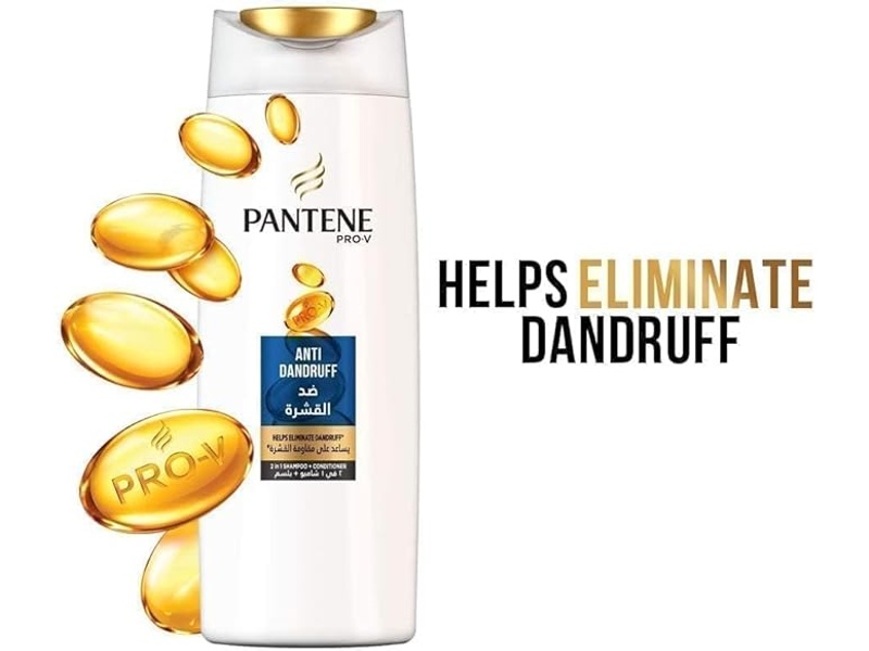 Pantene hair shampoo  400 ml  anti dandruff 2in1