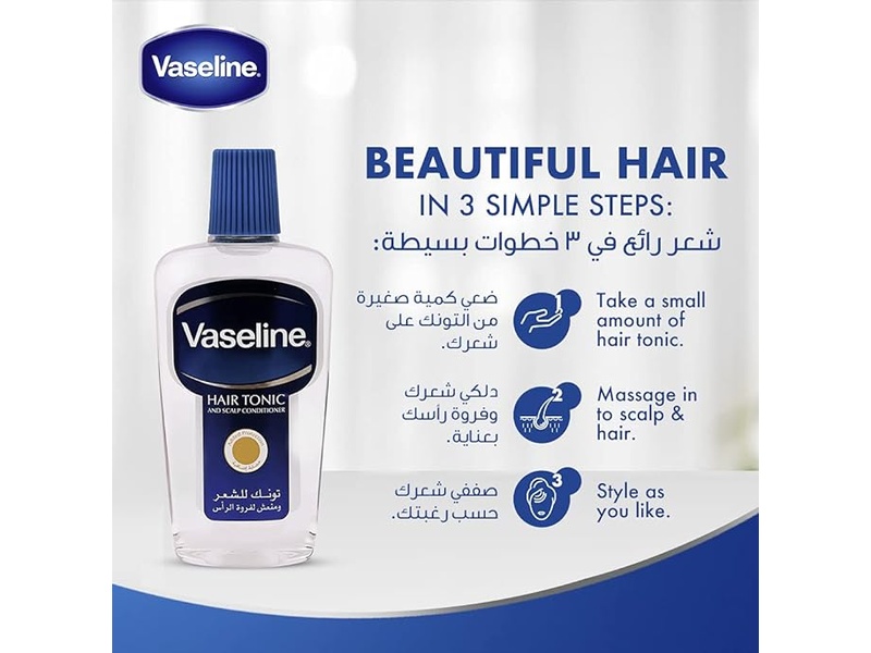 VASELINE HAIR OIL TONIC 200ML