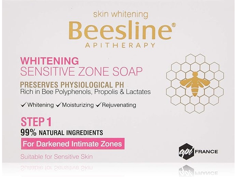 Beesline soap bar skin whitening 110 gm sensitive zone