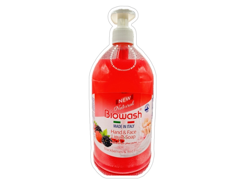 BIOWASH LIQUID SOAP BLACKBERRIES & RED FRUITS 1000ML