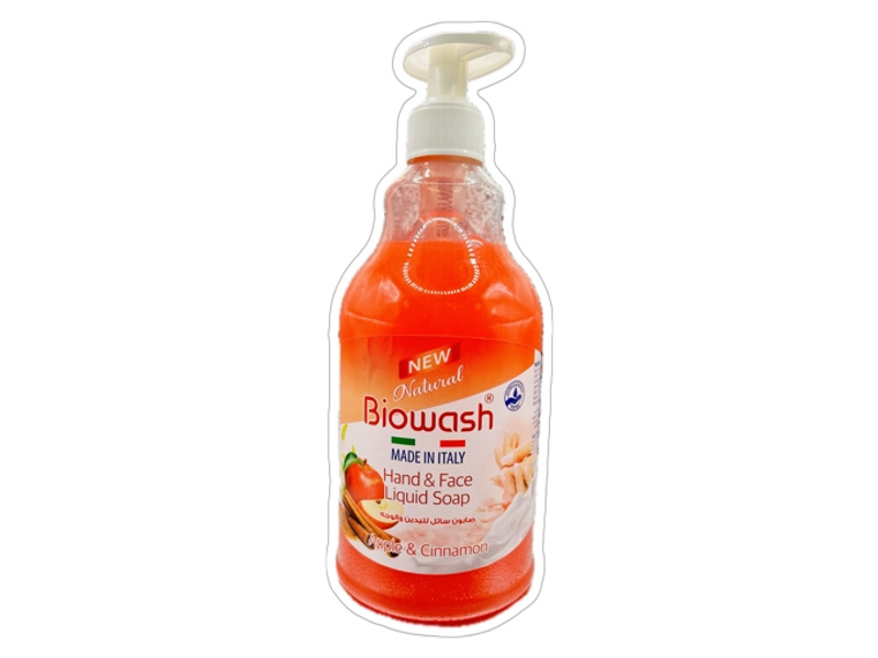 BIOWASH LIQUID SOAP APPLE & CINNAMON 750ML
