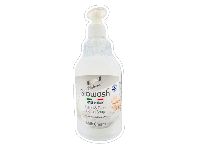 BIOWASH LIQUID SOAP MILK CREAM 750ML