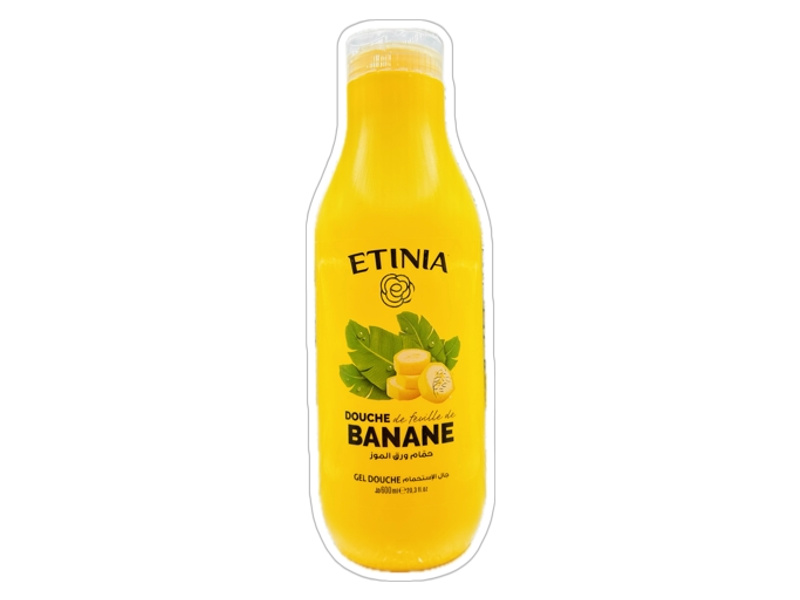 ETINIA DOUCHE GEL BANANE 600ML