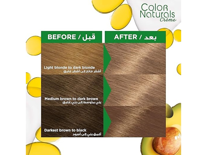 Garnier hair color color nature 8.11 light blond deep gray