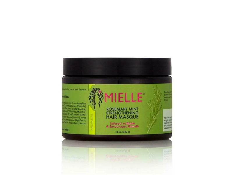 MIELLE ORGANICS ROSEMARY MINT STRENGTHENING HAIR MASK 340GM