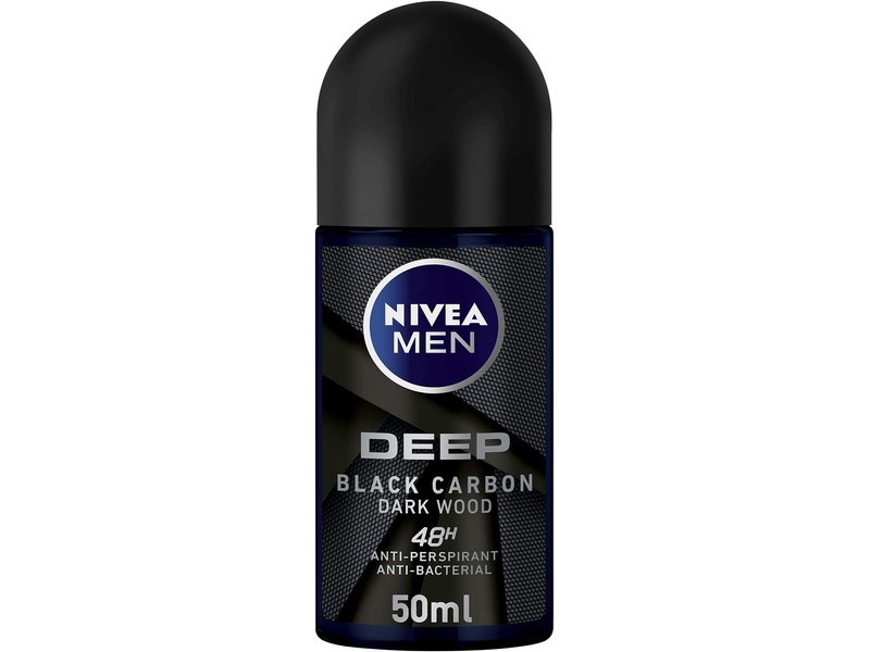 NIVEA ROLL MEN DEEP BLACK CARBON BEAT 50GM