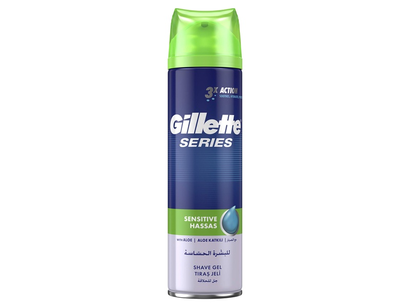 GILLETTE SERIES SENSITIVE SHAVE GEL 200ML^