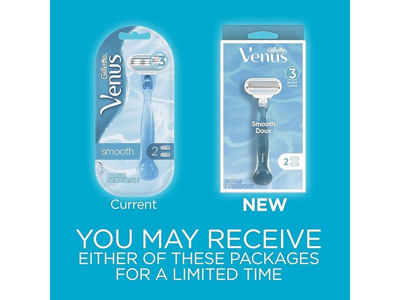 GILLETTE VENUS SMOOTH RAZOR + 1 BLADE