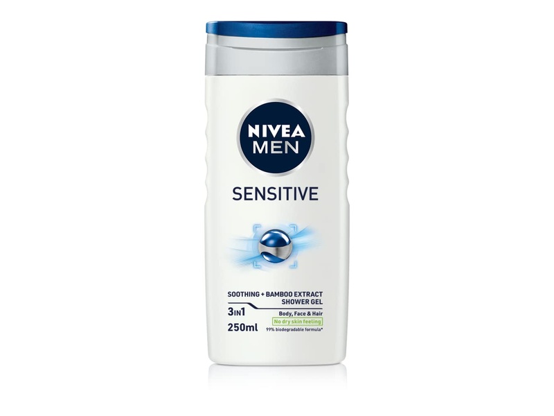 NIVEA MEN SENSITIVE BODY CARE SHOWER GEL 250ML