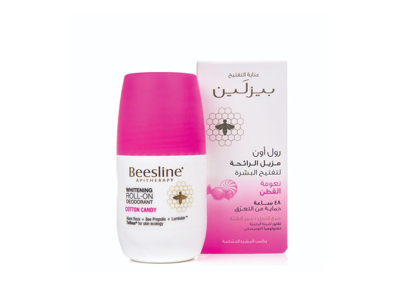 Beesline deodorant roll on whitening 50 ml cotton candy
