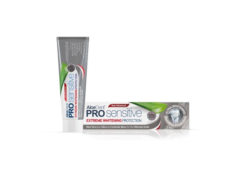 Aloe dent toothpastes aloe vera 75 ml pro sensitive extreme whitening 