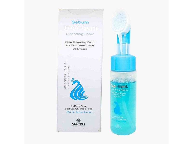 TOPIGENT SEBUM CLEANSING BRUSH PUMP 150ML