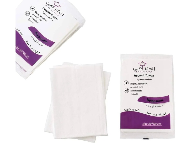 ALKHUZAMA DISPOSABLE TOWELS 25*40