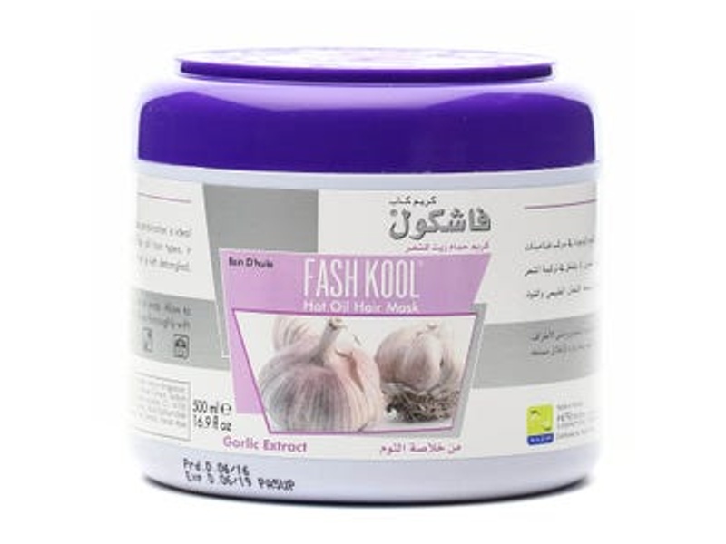 Fash kool hot oil hair mask with garlic 500ml