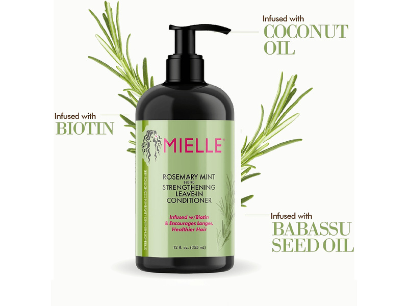 MIELLE ROSEMARY MINT LEAVE IN COND 355ML