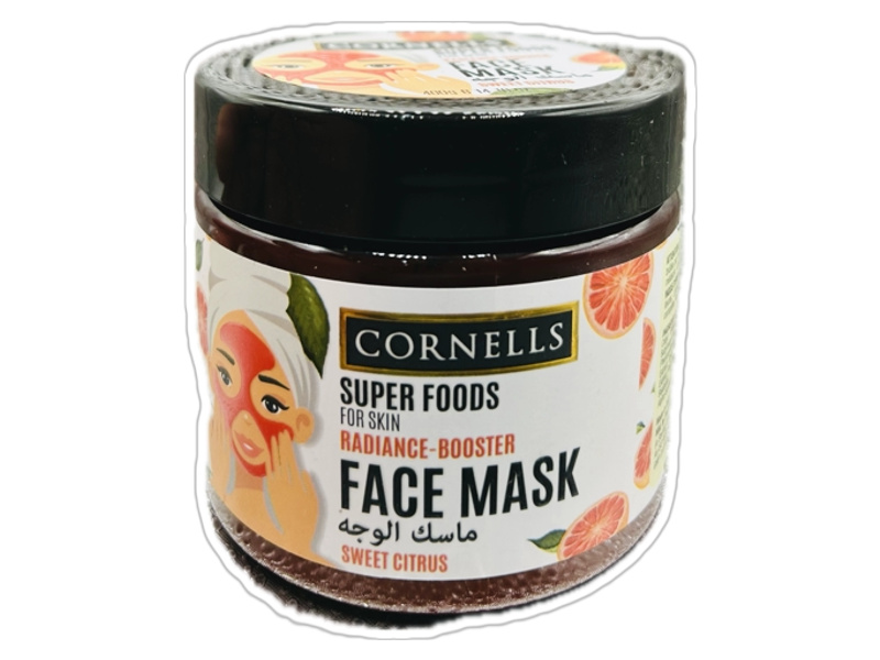 CORNELLS SUPER FOODS FACE MASK SWEET CITRUS 400ML