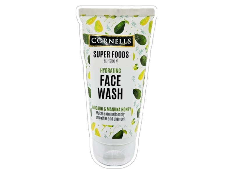 CORNELLS SUPER FOODS FACE WASH AVOCADO & MANUKA HONEY 150ML