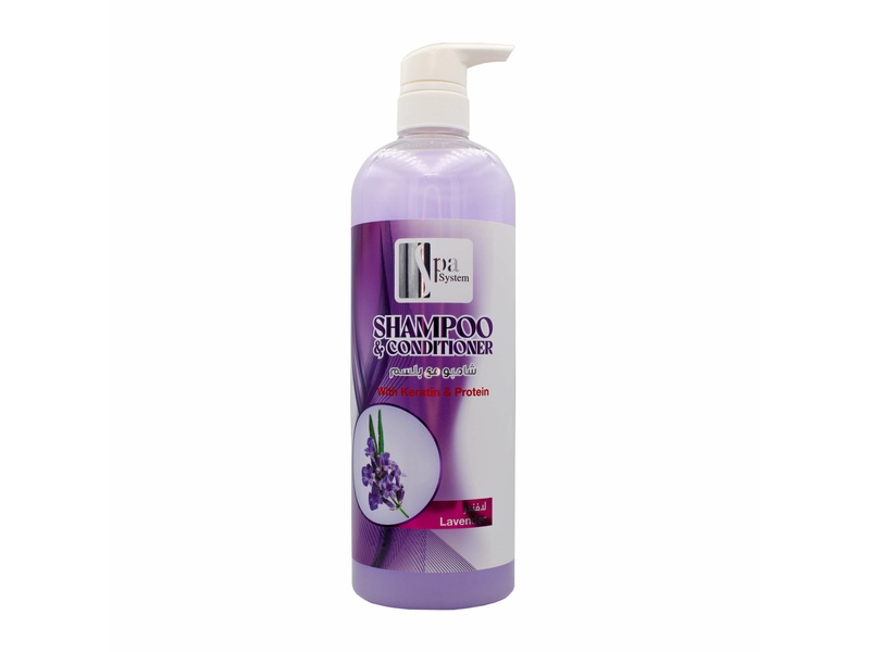 SPA SYSTEM SHAMPO & CONDITIONER LAVENDER 1000ML