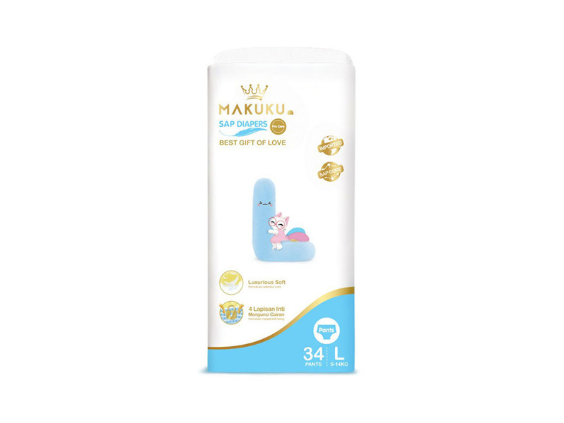 MAKUKU DIAPERS PRO CARE PANT NO.4 (42)