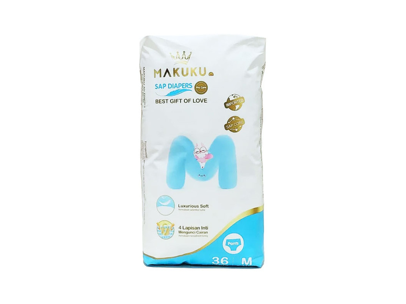 MAKUKU DIAPERS PRO CARE PANT NO.5 (36)