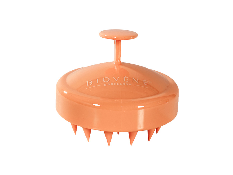 BIOVENE ESSENTIAL SCALP MASSAGE SHAMPOO BRUSH ORNGE