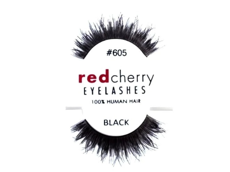 RED CHERRY EYELASHES  BLCK  #605