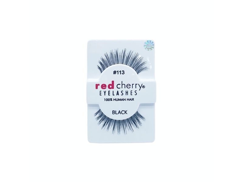 RED CHERRY EYELASHES  BLCK 113