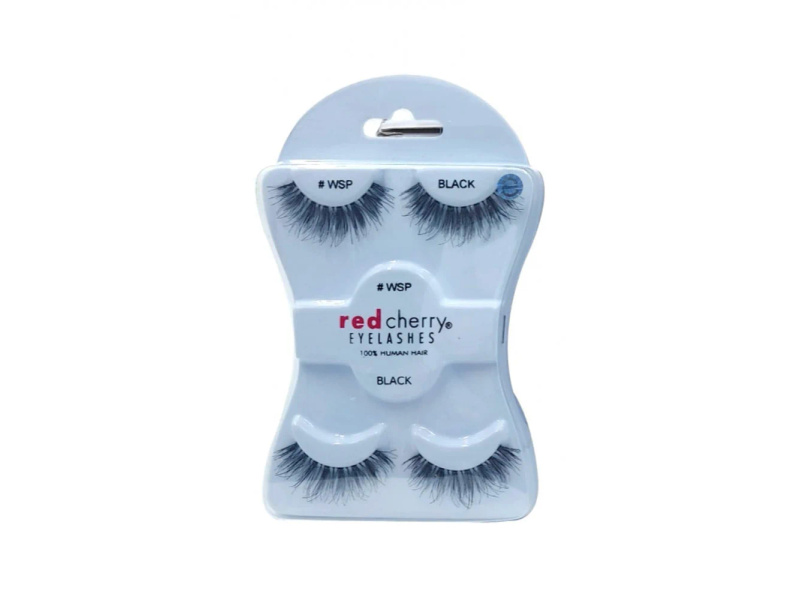 RED CHERRY EYELASHES  BLCK WSP