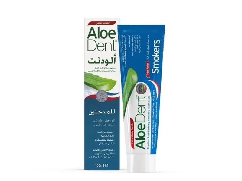 ALOE DENT TOOTHPASTES ALOE VERA 100 ML TRIPLE ACTION SMOKERS