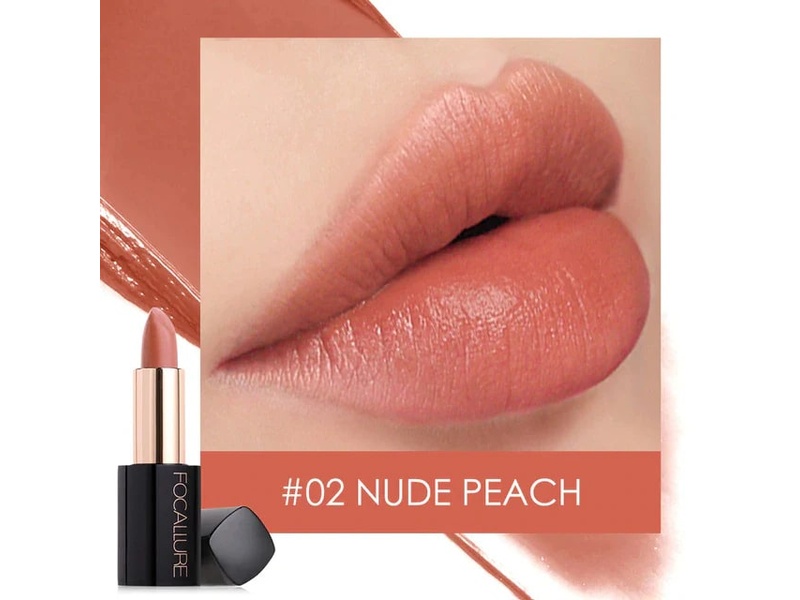 FOCALLURE LACQUER LIPSTICK WARM CORAL 02