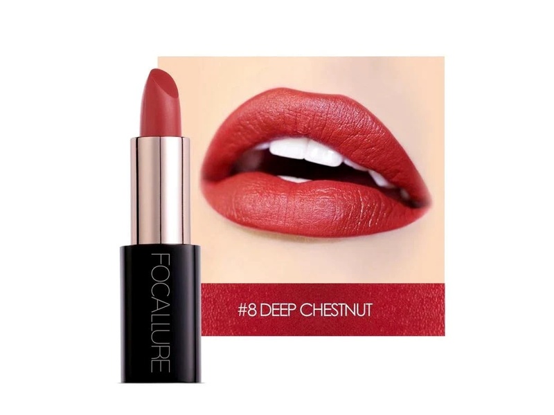 FOCALLURE LACQUER LIPSTICK 08 DEEP CHESTNUT