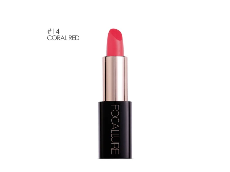 FOCALLURE LACQUER LIPSTICK 14 CORAL RED