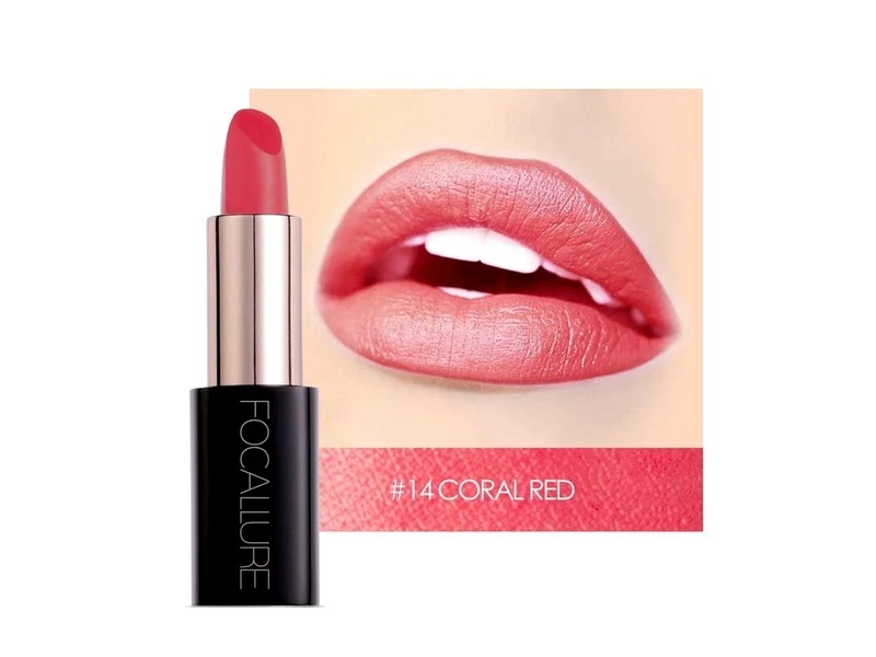 FOCALLURE LACQUER LIPSTICK 14 CORAL RED