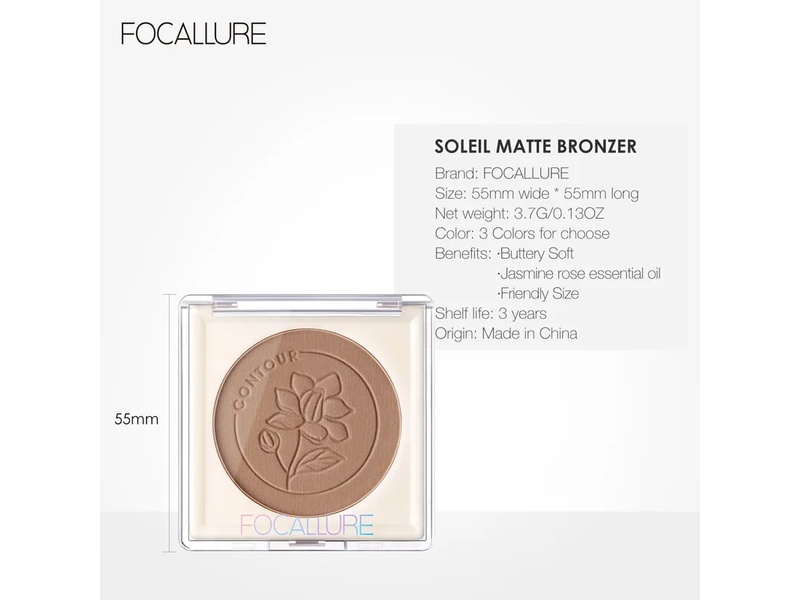 FOCALLURE SOLEIR MATE BRONZER FA233 S01