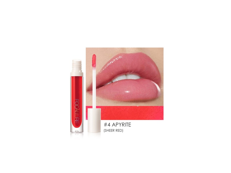 FOCALLURE LIP GLOW 04  APYRITE FA 153 SHINE LIP GLOSS