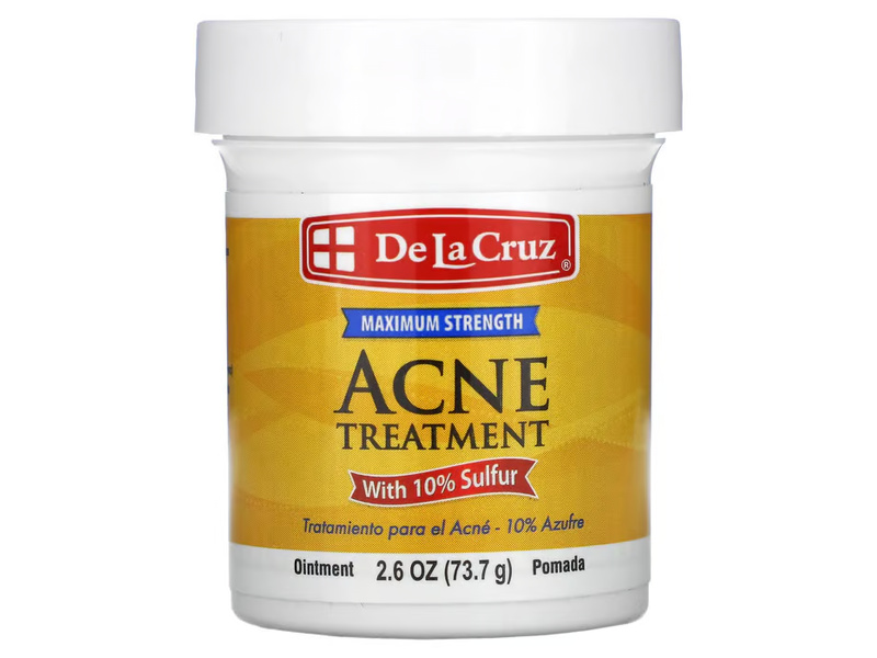 DE LA CRUZ OINTMENT ACNE TREATMENT WITH 10% SULFATE 73.7 GM