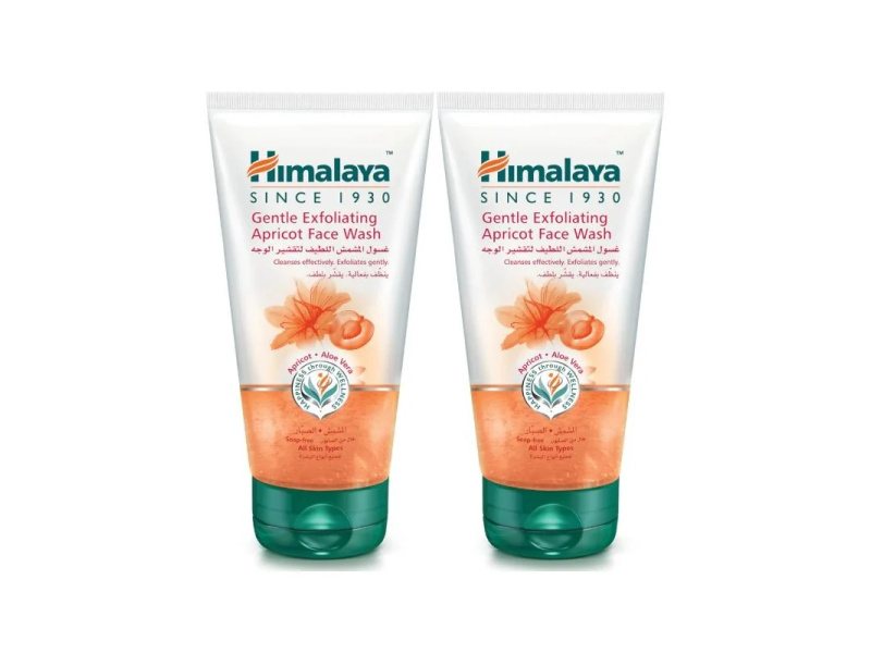 HIMALAYA GENTLE EXFOLIATING APRICOT FACE WASH