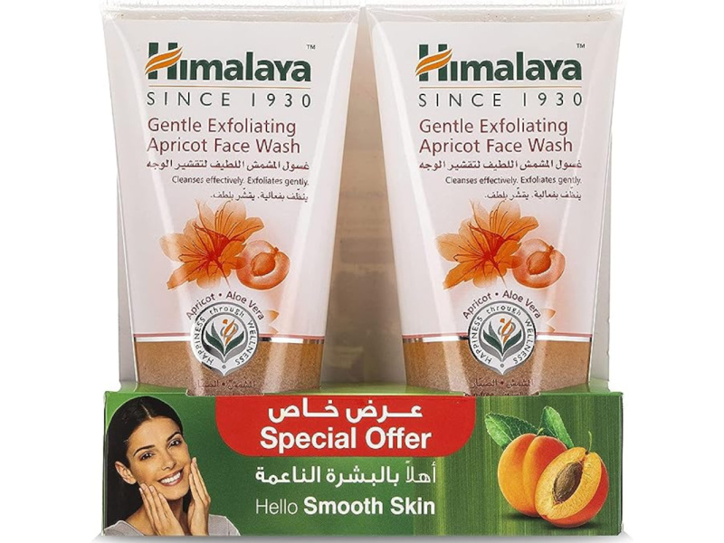 HIMALAYA GENTLE EXFOLIATING APRICOT FACE WASH