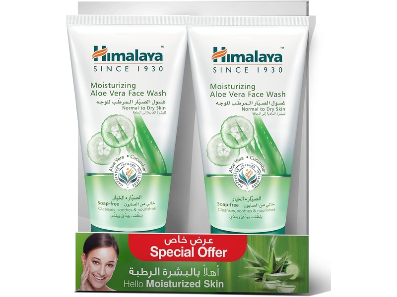 HIMALAYA MOISTURIZING ALOE VERA FACE WASH