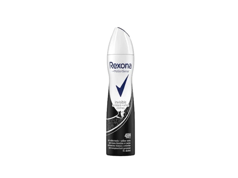 REXONA DEO SPRAY INVISIBLE ON BLACK+WHITE CLOTH WOMEN 200ML