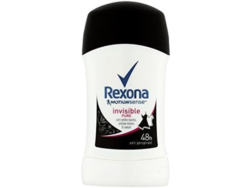 REXONA DEODORANT STICK INVISIBLE PURE 40ML