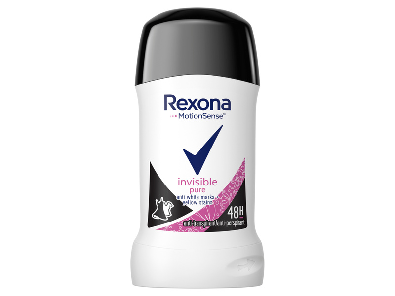 REXONA DEODORANT STICK INVISIBLE PURE 40ML