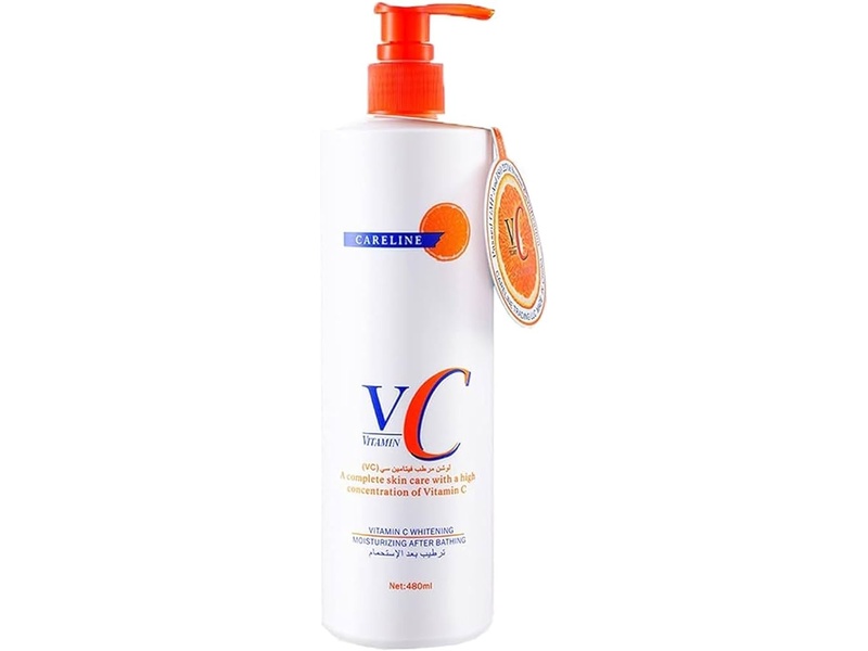 CARELINE VITAMIN C WHITENING MOISTURIZING AFTER BATHING LOTION - 480ML