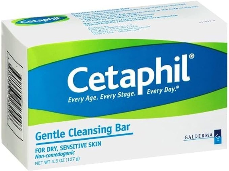CETAPHIL GENTLE CLEANSING BAR 1PK 12/4.5OZ