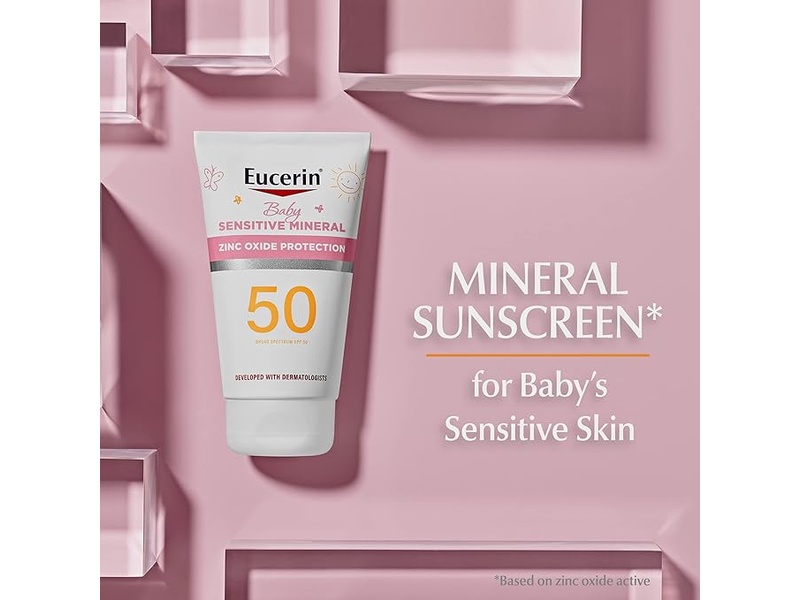 EUCERIN SUN SENSITIVE MINERAL BABY SPF 50 LOTION